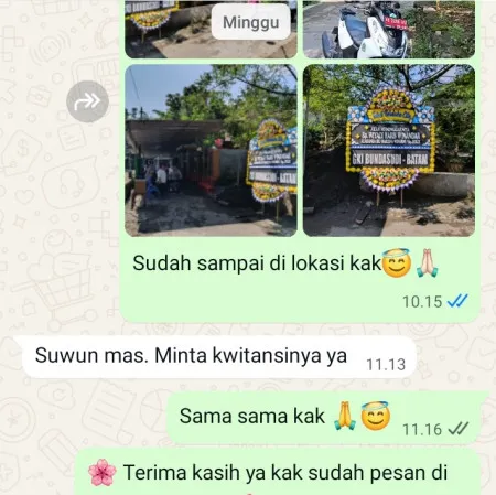 Pengiriman Papan Bunga Duka Wargasetra Tegalwaru