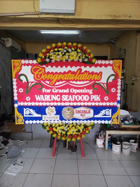 Papan Bunga Ucapan Selamat Wargasetra Tegalwaru