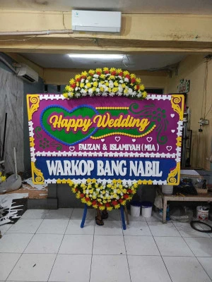 Papan Bunga di Wargasetra Tegalwaru