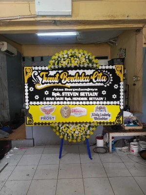 Papan Bunga di Wargasetra Tegalwaru
