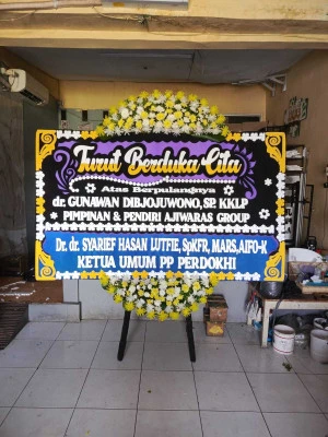 Papan Bunga di Wargasetra Tegalwaru
